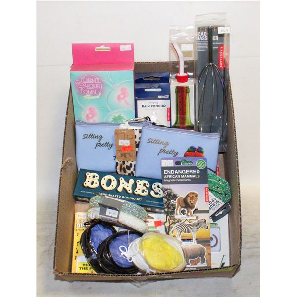 LOT OF NEW STORE PRODUCTS INCLUDES FLAMINGO LIGHTS