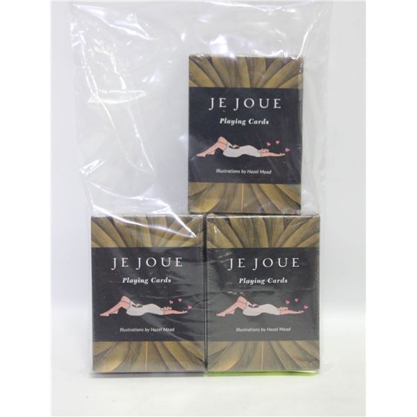 3PACK JE JOUE PLAYING CARDS