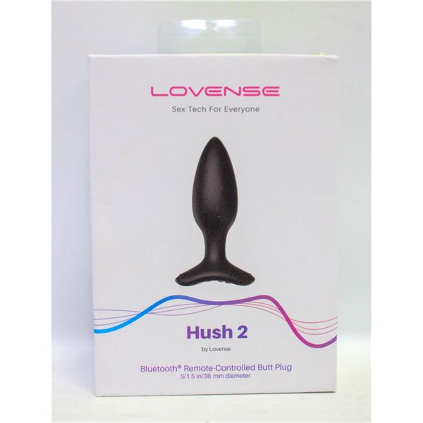NEW HUSH 2 BY LOVENSE BLUETOOTH REMOTE CONTROLLED