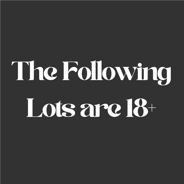 THE FOLLOWING LOTS ARE 18+