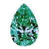 Image 1 : 2.33 CT 10*7 MM COLORED PEAR CUT LOOSE MOISSANITE