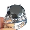 Image 1 : SZ 9 7.53 CT BLACK MOISSANITE 925S RING