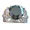 Image 3 : SZ 9.5 3.87 CT BLACK MOISSANITE 925S MEN'S RING