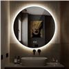 Image 1 : NEW WITH BOX STARBIVO LED BATHROOM MIRROR 24" ROUN