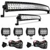 Image 1 : NEW WITH BOX ELELION 42 240W LED LIGHT BAR  6PCS