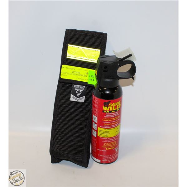 CAN OF BEAR SPRAY & HOLDER EXP 2027