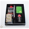 Image 1 : ZIPPO LIGHTER GIFT SET WITH EXTRA LIGHTER