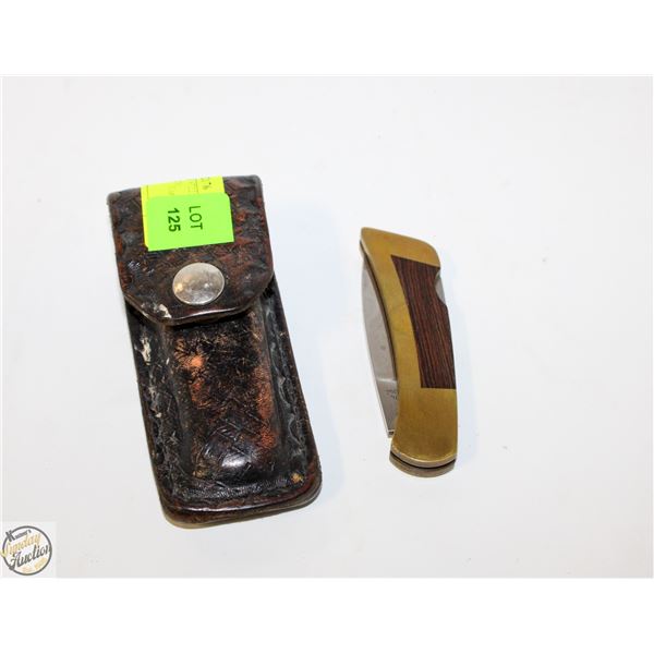 VINTAGE GERBER 97223 LOCK BACK WITH BELT SHEATH