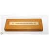 Image 2 : VINTAGE WINE THERMOMETER IN WOOD BOX FRENCH