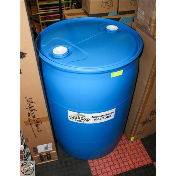 AUGASON FARM 55 GALLON WATER STORAGE BARREL