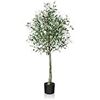 Image 1 : BRAND NEW CROSOFMI 7FT ARTIFICIAL OLIVE TREE