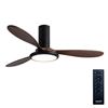 Image 1 : BRAND NEW NEATFI 52" SOLID DARK WOOD CEILING FAN