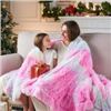 Image 1 : NEW GONAAP FAUX FUR THROW BLANKET RAINBOW QUEEN