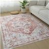 Image 1 : NEW BRICHOEE AREA RUG BRICKED RED VINTAGE 9 X 12'