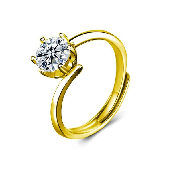 18KGP STAMPED 1CT GRA CERTIFIED ROUND BRILLIANT
