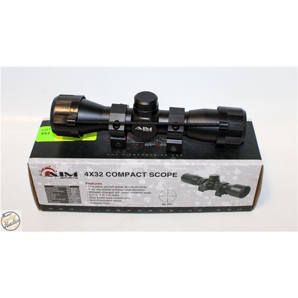 AIM SPORTS 4X32 COMPACT SCOPE