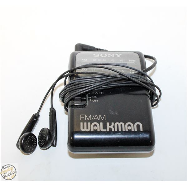 VINTAGE SONY AM/FM WALKMAN, TESTED, WORKS