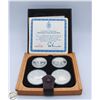 Image 1 : 1976 OLYMPIC 4 SILVER COIN SET