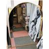 Image 1 : NEW ARCHED MIRROR GOLD COLORED FRAME 26 X 38"