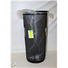 Image 1 : NEW 2PK MESH TALL SKINNY BLACK TRASH CAN