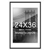 Image 1 : BRAND NEW HOMSO 24 X 36" POSTER FRAME BLACK