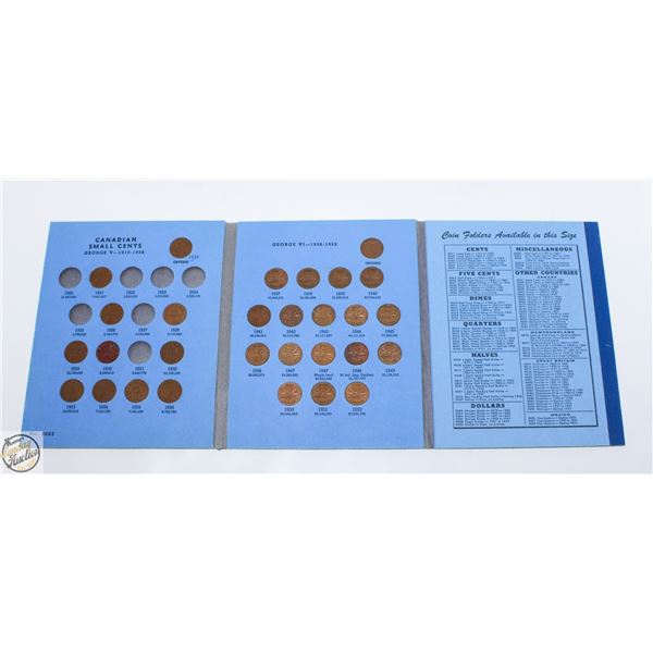 1921 AND UP CANADA PENNY COLLECTION