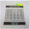 Image 2 : UNCUT SHEET OF CANADA 1 DOLLAR BILLS
