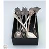 Image 1 : SECEN 90 SILVER COLLECTOR SPOONS + SILVERY