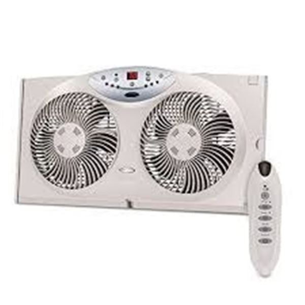 NEW BIONAIRE DIGITAL WINDOW FAN W REMOTE CONTROL