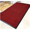 Image 1 : NEW ITINA DOOR MAT RED-BLACK WINE