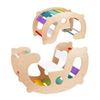 Image 1 : BRAND NEW OOOK 2-IN-1 RAINBOW CLIMBING TOYS