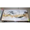 Image 1 : NEW WALL ART LARGE COLD CANVAS 24 X 48"