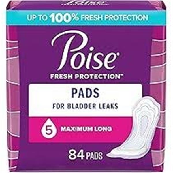 NEW 2 X 42 PADS POISE PADS FRESH PROTECTION