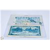 Image 2 : TWO CANADIAN $5 BILLS: 1954 & 1986