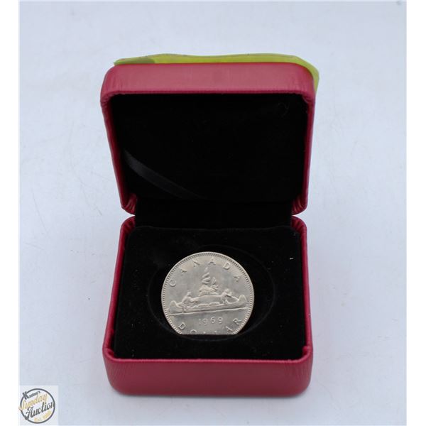 1969 CANADA CANOE DOLLAR