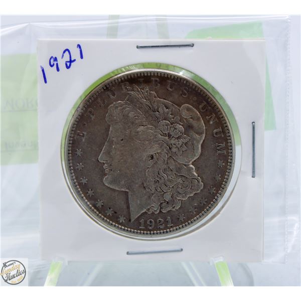 1921 US MORGAN SILVER DOLLAR