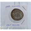 Image 1 : 1957 CANADIAN SILVER HALF DOLLAR