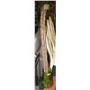 Image 1 : YOU LIGHT ME UP GREEN GLASS VASE WITH DECOR STICKS