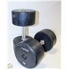 Image 1 : PAIR OF STAK 75 POUND DUMBBELLS