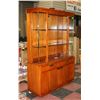 Image 1 : KROEHLER CHINA CABINET HUTCH H-78" W-18.5" L-54"