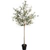 Image 1 : BRAND NEW 7FT SAKSUN HIGH FAUX POTTED OLIVE TREE