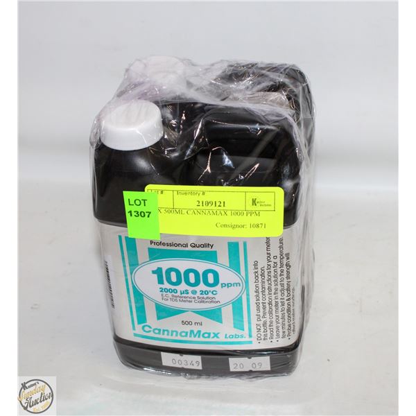 2 X 500ML CANNAMAX 1000 PPM