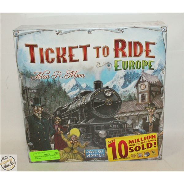BRAND NEW TICKET TO RIDE EUROPE