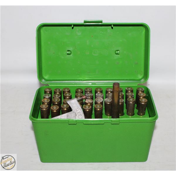 CASE CARD 50 AMMO CONTAINER THICK GREEN