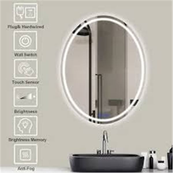 NEW WITH BOX STARBIVO LED BATHROOM MIRROR 28"