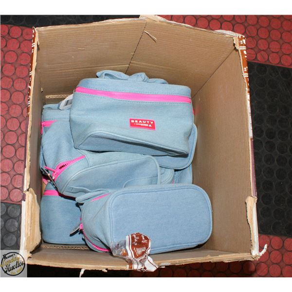 NEW 9 MAKEUP BAG JEANS