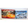 Image 1 : 2 AIRPLANE PLASTIC MODEL KITS - NOT STARTED