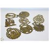 Image 1 : 8 PCS ESTATE HORSE BRASS