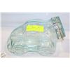 Image 1 : VINTAGE ITALIAN GLASS VW BEETLE CANISTER