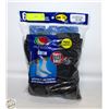 Image 1 : BLACK CREW SOCKS 12-16 SIZE 6-PACK FRUIT OF